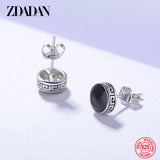 925 Sterling Silver 8mm Stud Earrings Wedding Party Gift