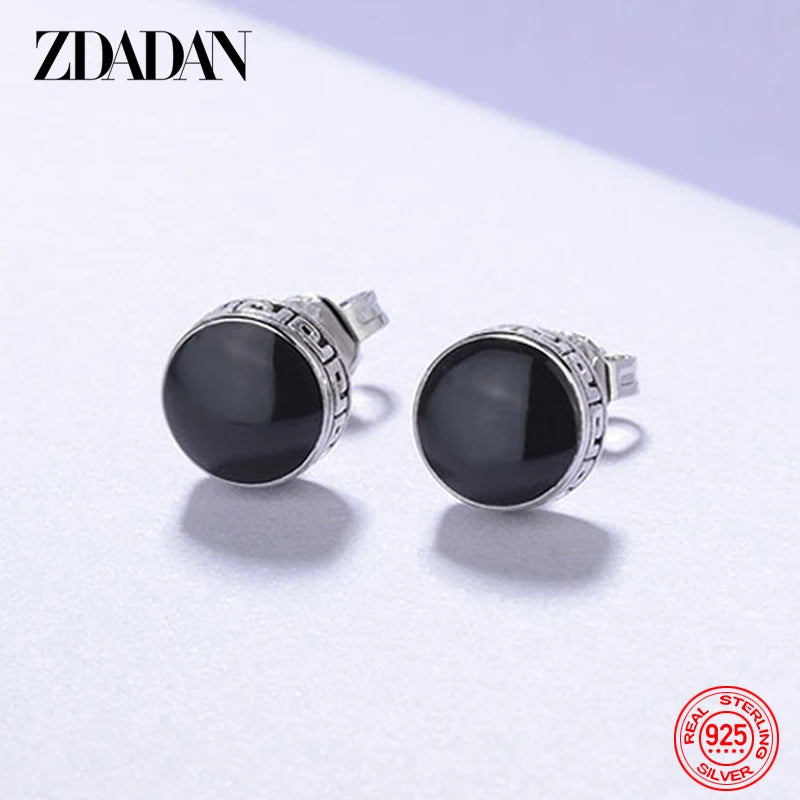 925 Sterling Silver 8mm Stud Earrings Wedding Party Gift