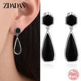 925 Silver Drop Earrings Women Wedding Party Jewelry