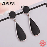 925 Silver Drop Earrings Women Wedding Party Jewelry