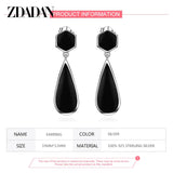 925 Silver Drop Earrings Women Wedding Party Jewelry