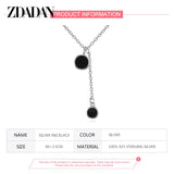 925 Silver Round Necklace Chain Wedding Jewelry