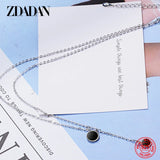 925 Silver Round Necklace Chain Wedding Jewelry