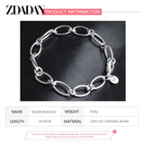 925 Silver Chain Bracelet for Women