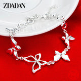 925 Silver Butterfly Bracelet for Women Silver Jewelry