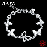 925 Silver Butterfly Bracelet for Women Silver Jewelry