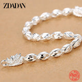 925 Silver Dragon Bracelet Chain for Men