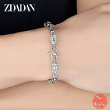 925 Silver Dragon Bracelet Chain for Men