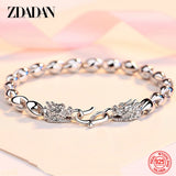 925 Silver Dragon Bracelet Chain for Men