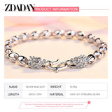 925 Silver Dragon Bracelet Chain for Men