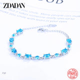 925 Silver Oval Ruby Bracelet for Women Wedding Jewelry