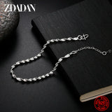 925 Silver Twisted Bracelet Chain Women Charm Wedding Jewelry