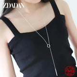 925 Sterling Silver Necklace Pendant Women Jewelry Girl Party