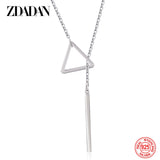 925 Sterling Silver Necklace Pendant Women Jewelry Girl Party