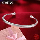 925 Silver Cuff Bracelet&Bangles For Women Wedding