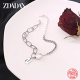 925 Silver Retro Bracelet Chain For Women Jewelry Gift
