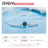 925 Silver Crystal Bracelet For Women