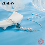 925 Silver Crystal Bracelet For Women