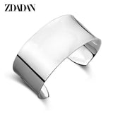 925 Silver Open Bangles&Bracelet Men Women Jewelry