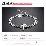 925 Silver Tree Of Life Bracelet