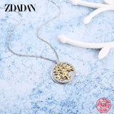 925 Silver Tree Of Life Necklace for Women Jewelry Gift