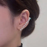 Zircon Ear Stud Ear Cuff Women Earrings High-grade Twinkling Ear Bones Clip