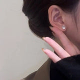 Zircon Ear Stud Ear Cuff Women Earrings High-grade Twinkling Ear Bones Clip