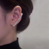 Zircon Ear Stud Ear Cuff Women Earrings High-grade Twinkling Ear Bones Clip