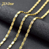 ZEA Heart Necklace Pendant For Women Copper Necklaces Birthday Party