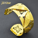 Romantic Flower Bangle for Women Dubai Round Bracelet