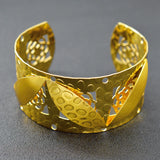 Romantic Flower Bangle for Women Dubai Round Bracelet