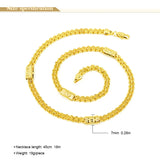 Dubai African Necklace with Chain for Men Women Hip Hop Accessaries