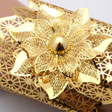 Flower Women's Bangle Ring Set - Charming Party Jewelry
