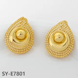 ZEADear Sunflower Teardrop Earrings for Women Dubai Wedding Jewellery