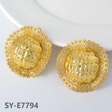 ZEADear Sunflower Teardrop Earrings for Women Dubai Wedding Jewellery