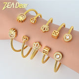 Minimalism Zircon Stone Cuff Bracelet Romantic Gift