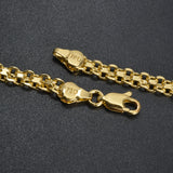 Hip Hop Chain Necklace for Men Women Basic Punk Copper Long Lock Choker Chain