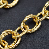 Vintage Charm Bracelets for Women Oval Chains Wedding Jewelry