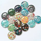 12mm 20mm Dogs Glass Cabochons Mixed Pattern for Jewelry TP-314