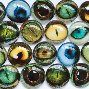 12mm 20mm Glass Cabochons Mixed Pattern Domed Jewelry Supplies BCH101