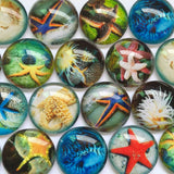 Mixed Pattern Glass Cabochons 12mm 20mm Jewelry Supplies