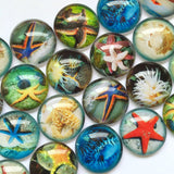 Mixed Pattern Glass Cabochons 12mm 20mm Jewelry Supplies