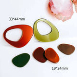 Resin Acrylic Eardrop Diy Material Pendant Necklace Earring Accessories