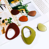 Resin Acrylic Eardrop Diy Material Pendant Necklace Earring Accessories