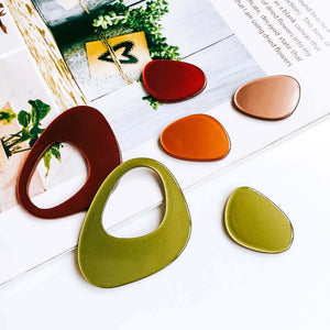 Resin Acrylic Eardrop Diy Material Pendant Necklace Earring Accessories