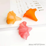 Resin Plastic Trumpet Flower Eardrop Pendant Necklace Diy Material