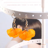 Resin Plastic Trumpet Flower Eardrop Pendant Necklace Diy Material