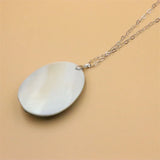 ZFSILVER 925 Sterling Silver Shell Choker Necklace for Women