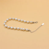 ZFSILVER 925 Sterling Silver Pearl Bracelet Party Jewelry Gift