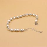 ZFSILVER 925 Sterling Silver Pearl Bracelet Party Jewelry Gift